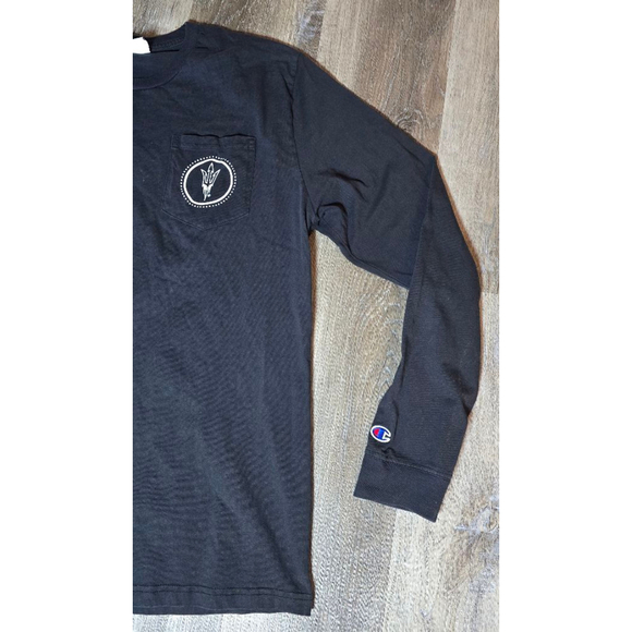 Men's Champion brand Arizona State Sun Devils Black Long Sleeve T-Shirt Size L - Picture 3 of 10